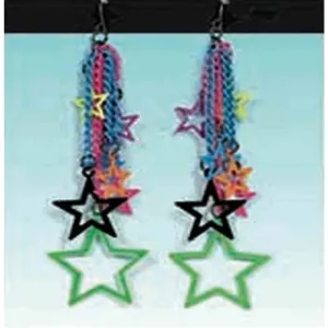 80's Star Earrings