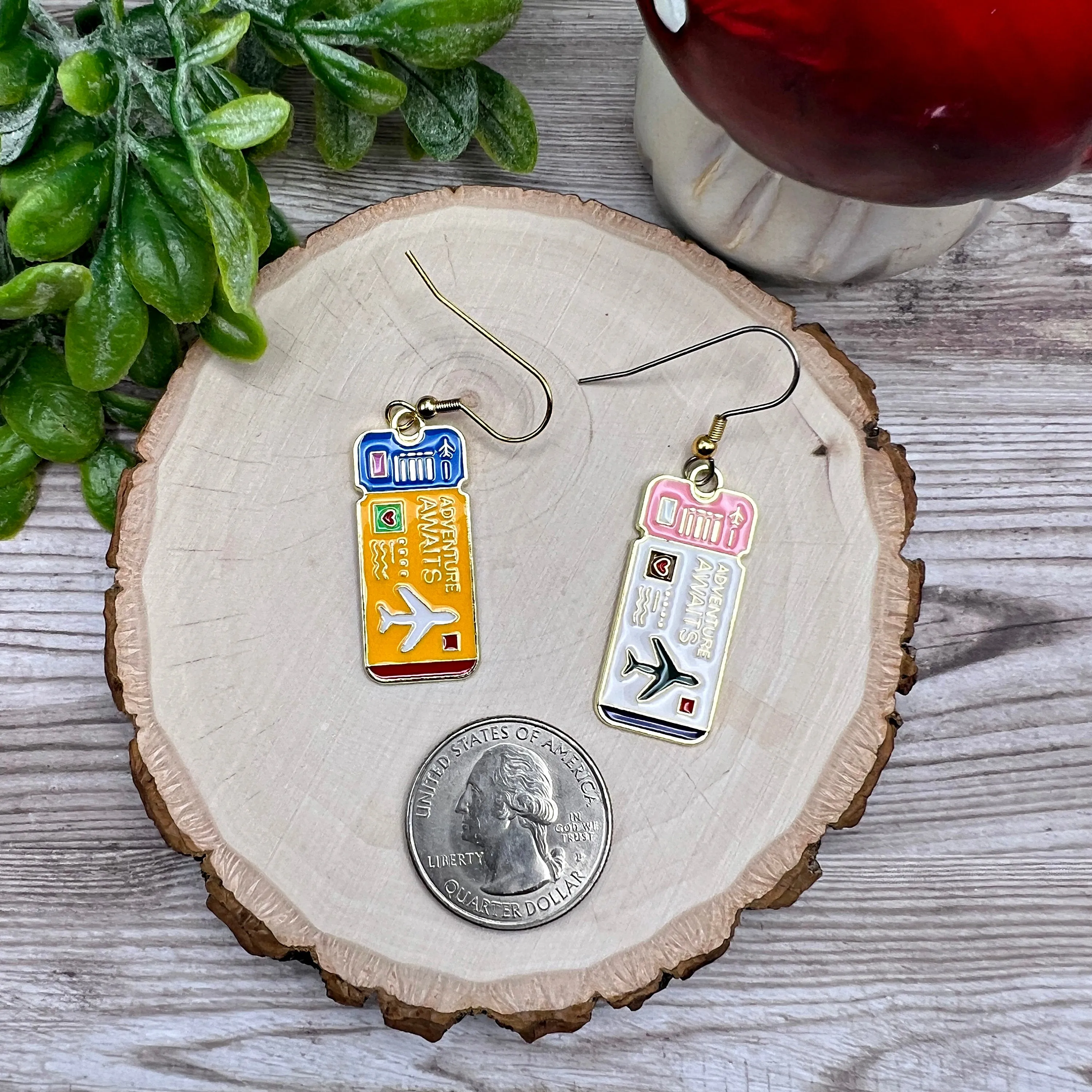 Adventure Awaits Enamel Earrings