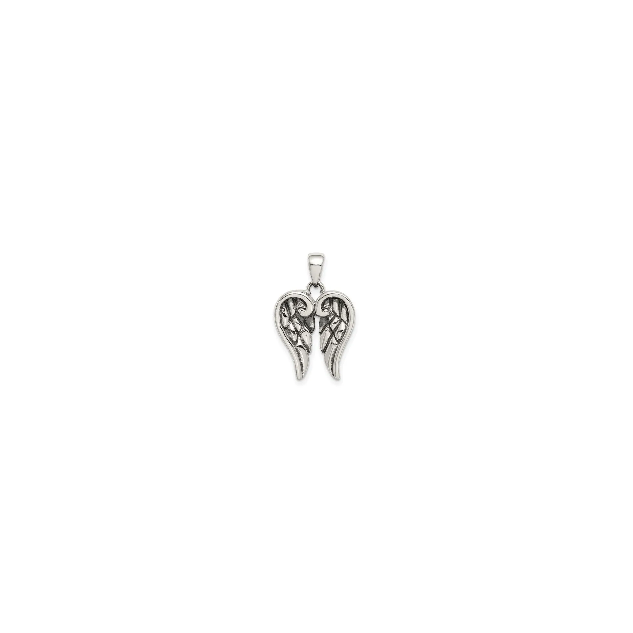 Antique Angel Wing Pendant (Silver)