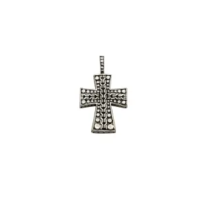 Antique Finish Ancient Cross Pendant (Silver)