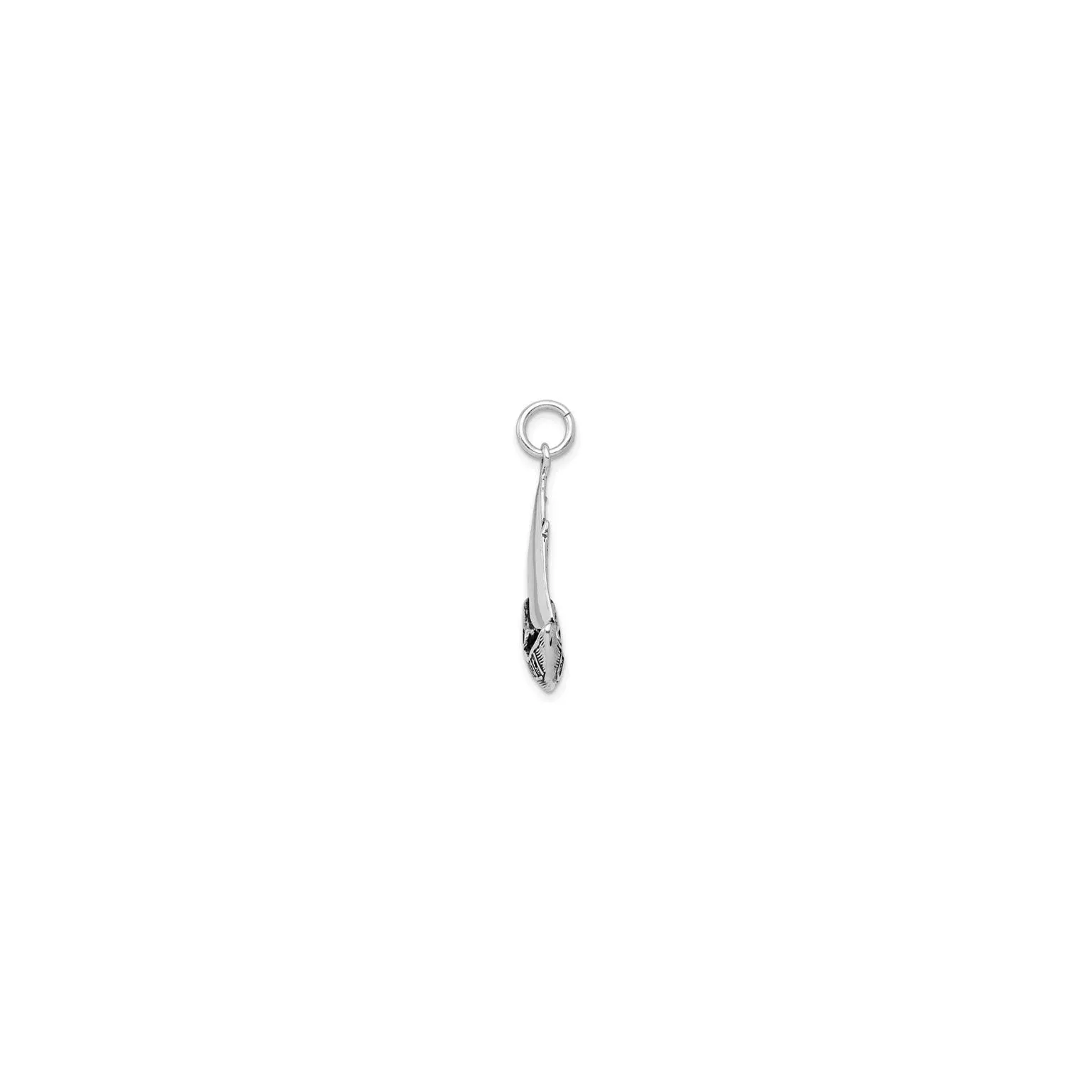 Antique Finish Boat Pendant (Silver)