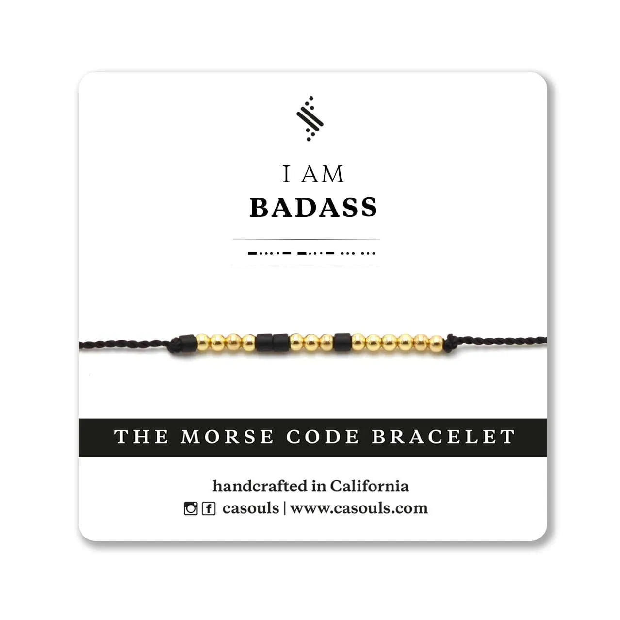 BADASS - MORSE CODE BRACELET