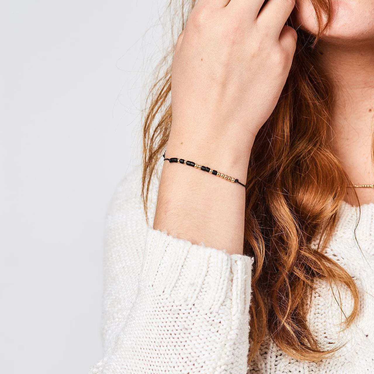 BADASS - MORSE CODE BRACELET