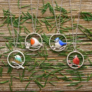 Birdie Friends Four-Piece Necklace Set