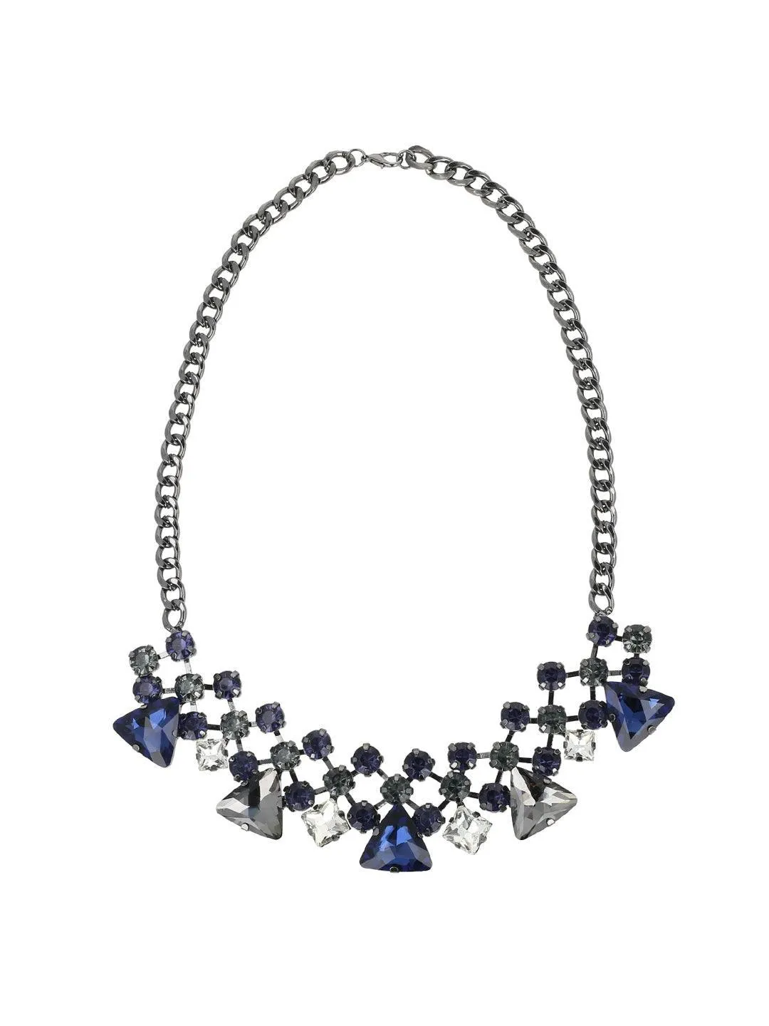 Blue Crystal Necklace