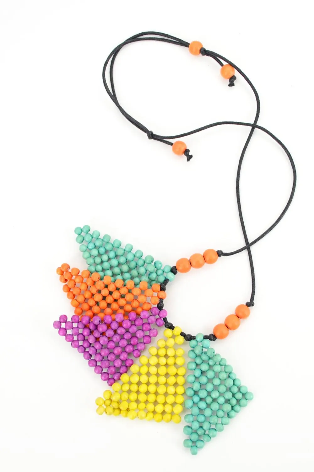 Colourful Triangles Necklace