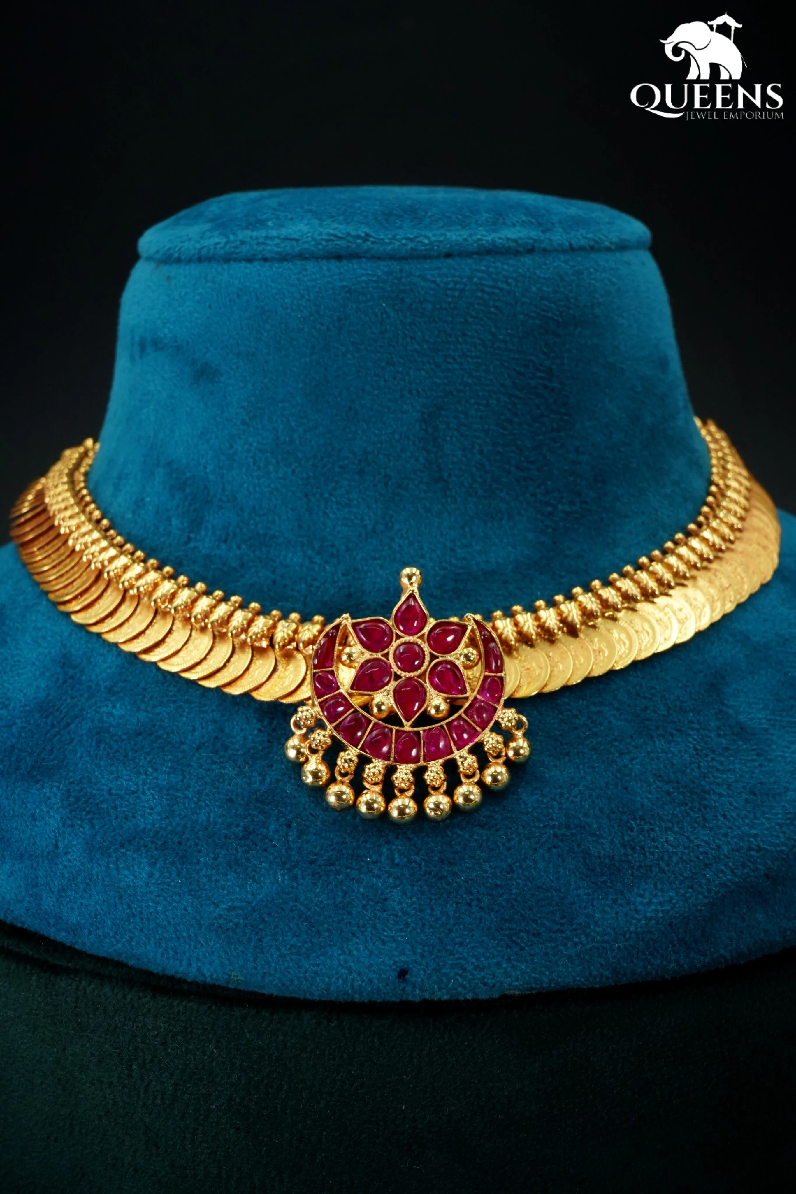 DHANUSHAM KASU NECKLACE