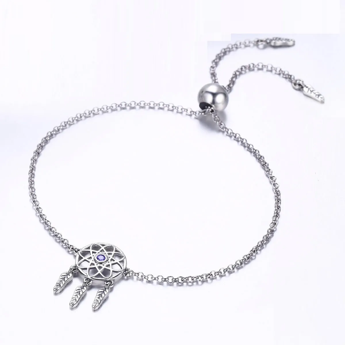 Dream Catcher Bracelet Sterling Silver