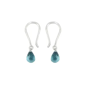 Drop Shaped-925 Silver Apatite Earring