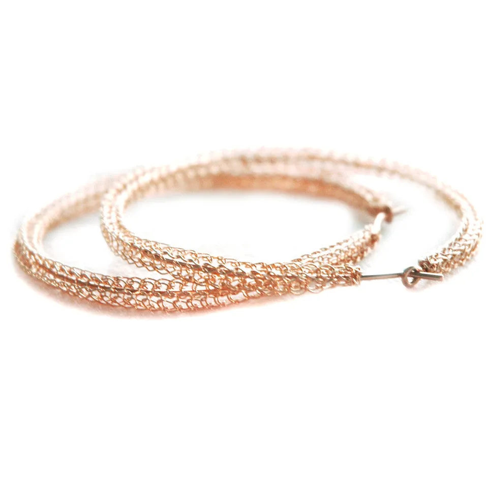 Extra Large ROSE GOLD hoop earrings ,contemporary jumbo hoops