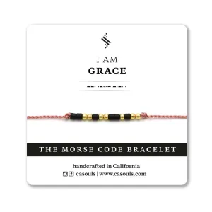 GRACE - MORSE CODE BRACELET