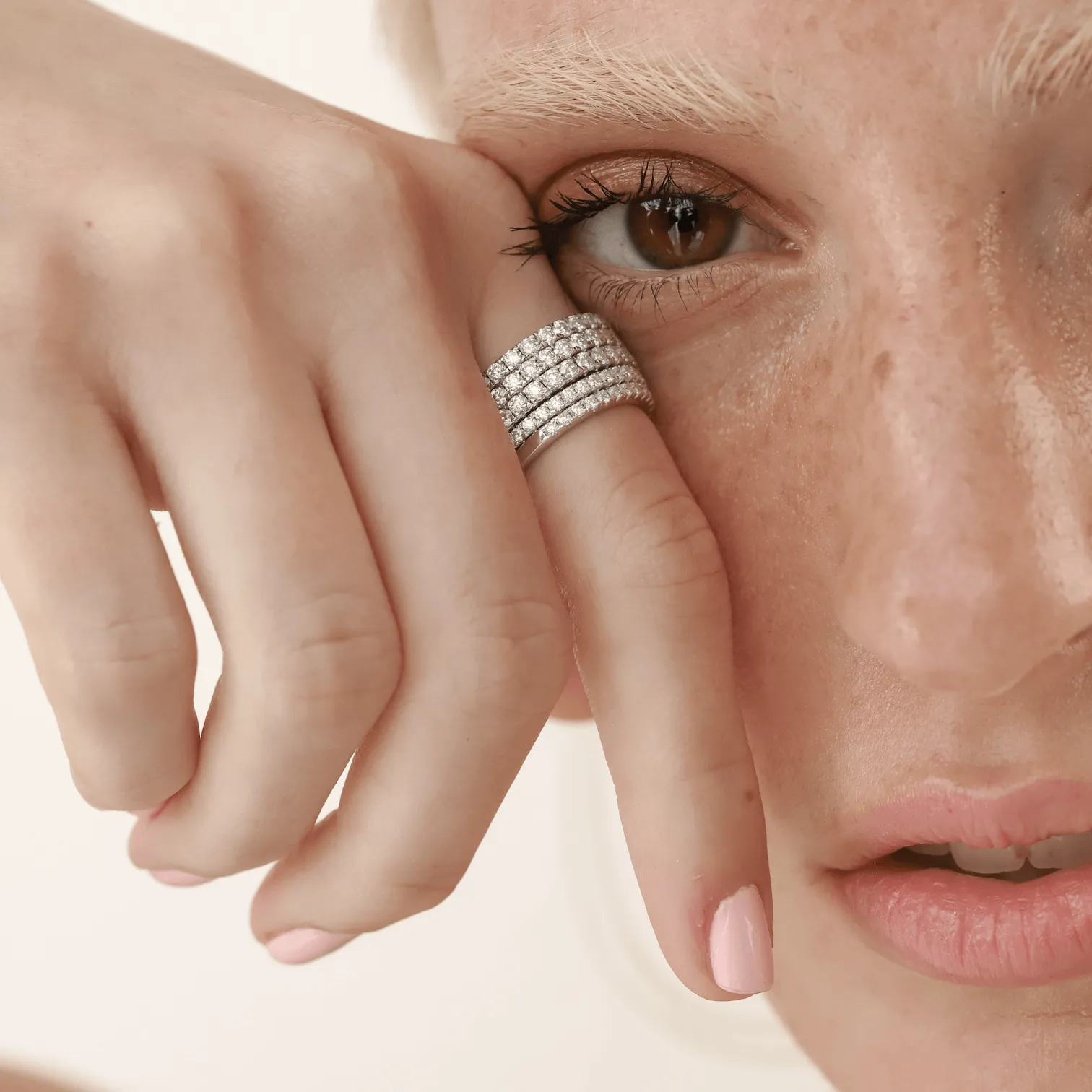 Half Eternity Band Ring