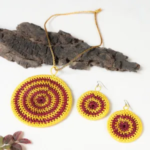 Handmade Sikki Grass Necklace Set