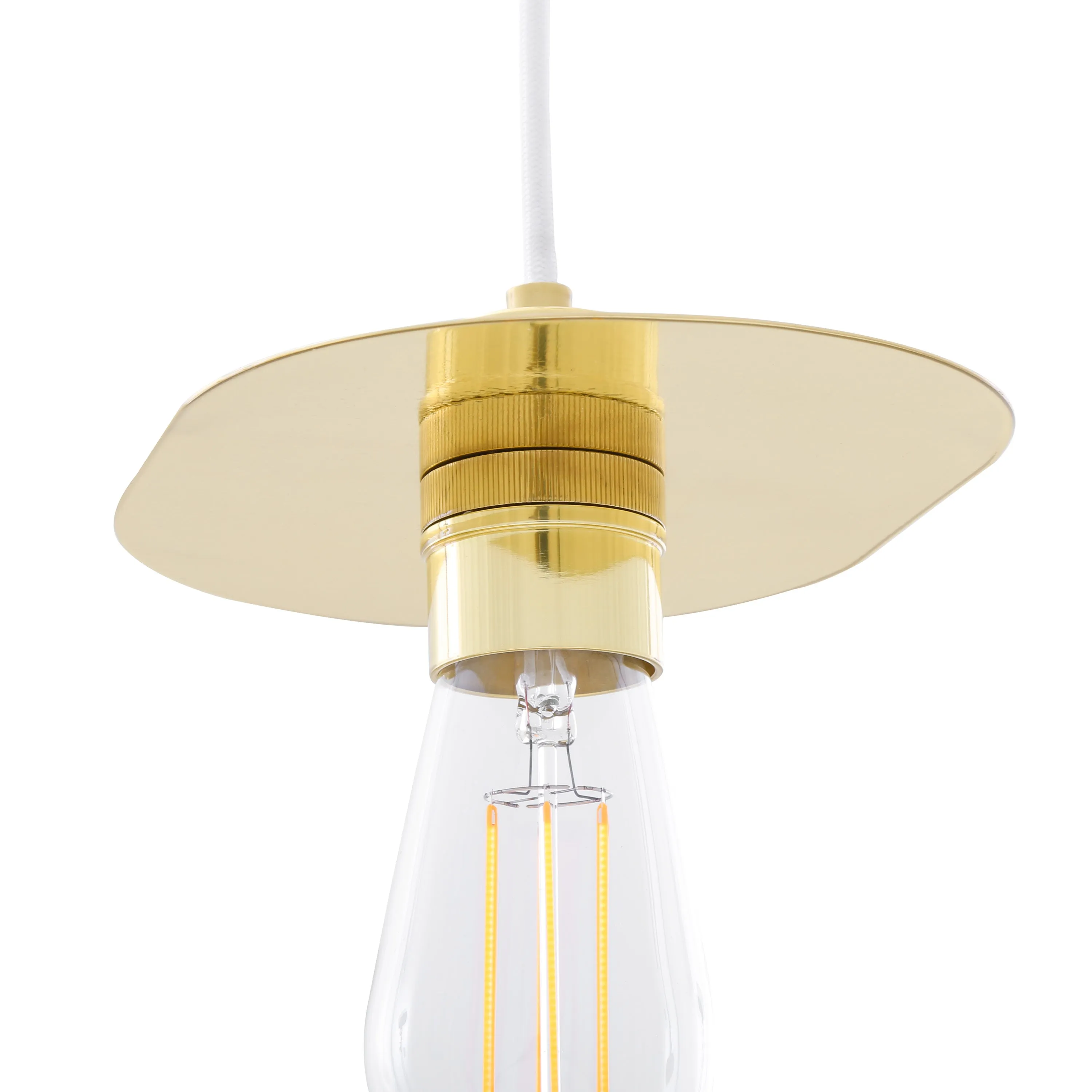 Kigoma Contemporary Brass Pendant Light