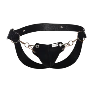 Male Basics Dngeon Snap Ring Mounted Penis Cup Jockstrap Mamba One Size