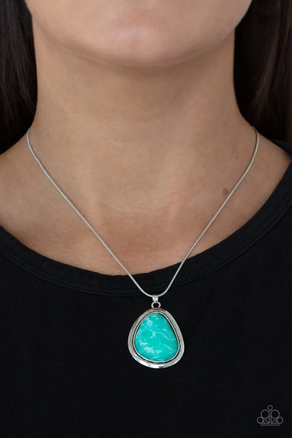 Necklace Canyon Oasis - Green N331