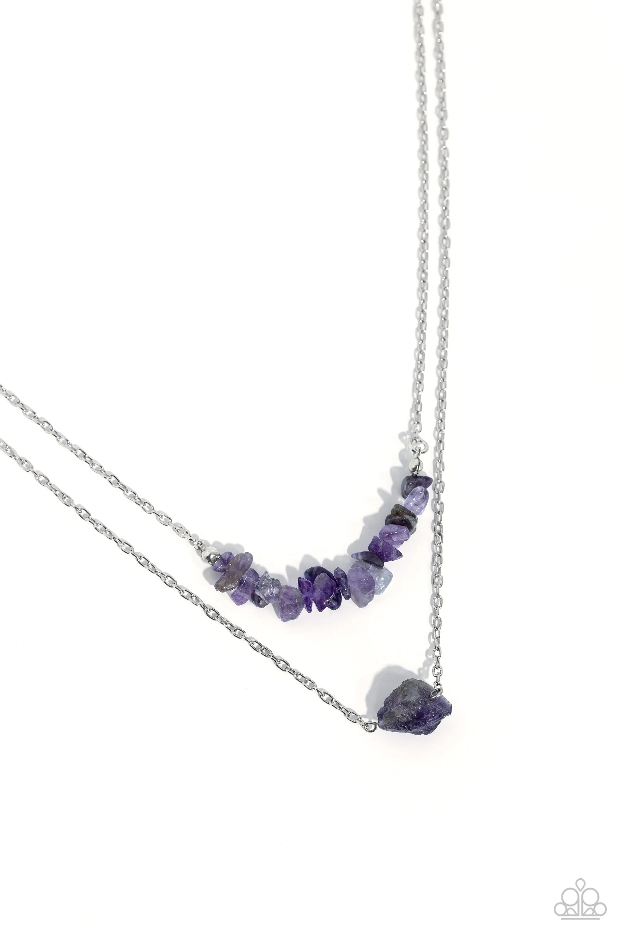 Necklaces Chiseled Caliber - Purple N2408