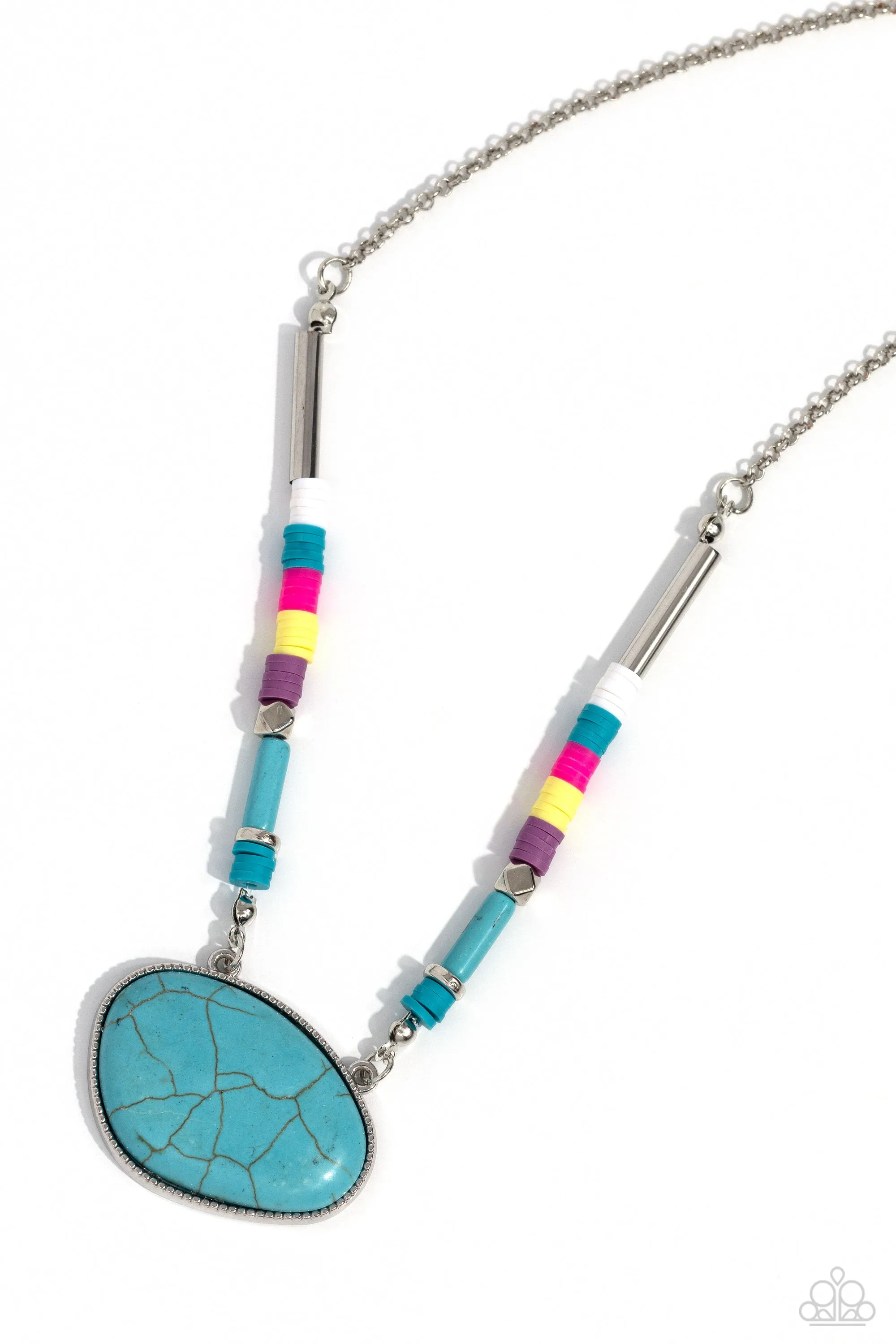 Necklaces Seize the Sahara - Multi Blue N137