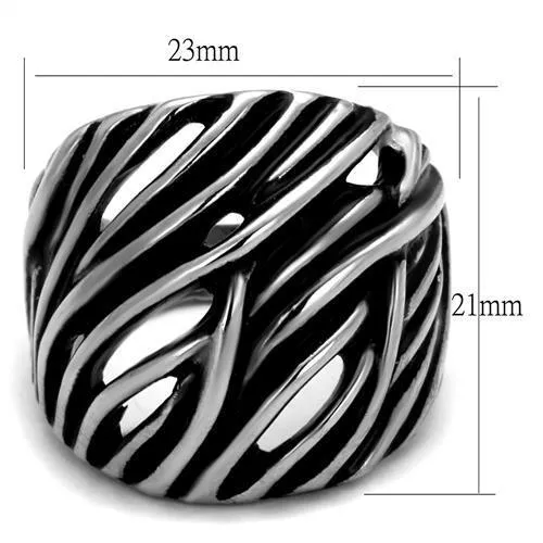 Onyx Fan Cool Black Ring