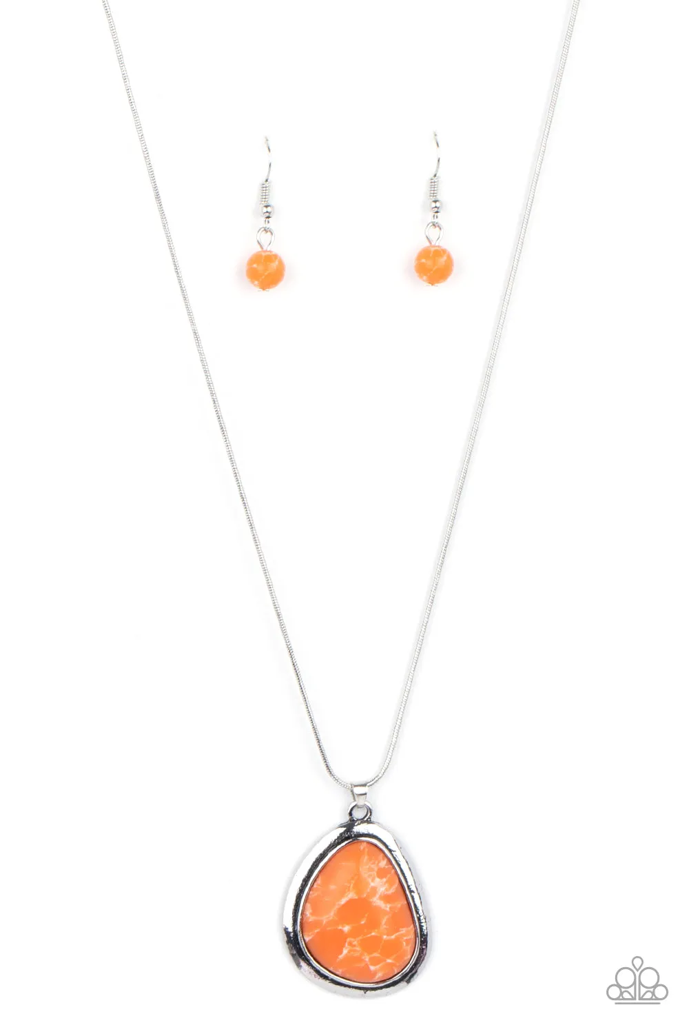 Paparazzi Necklace ~ Canyon Oasis - Orange