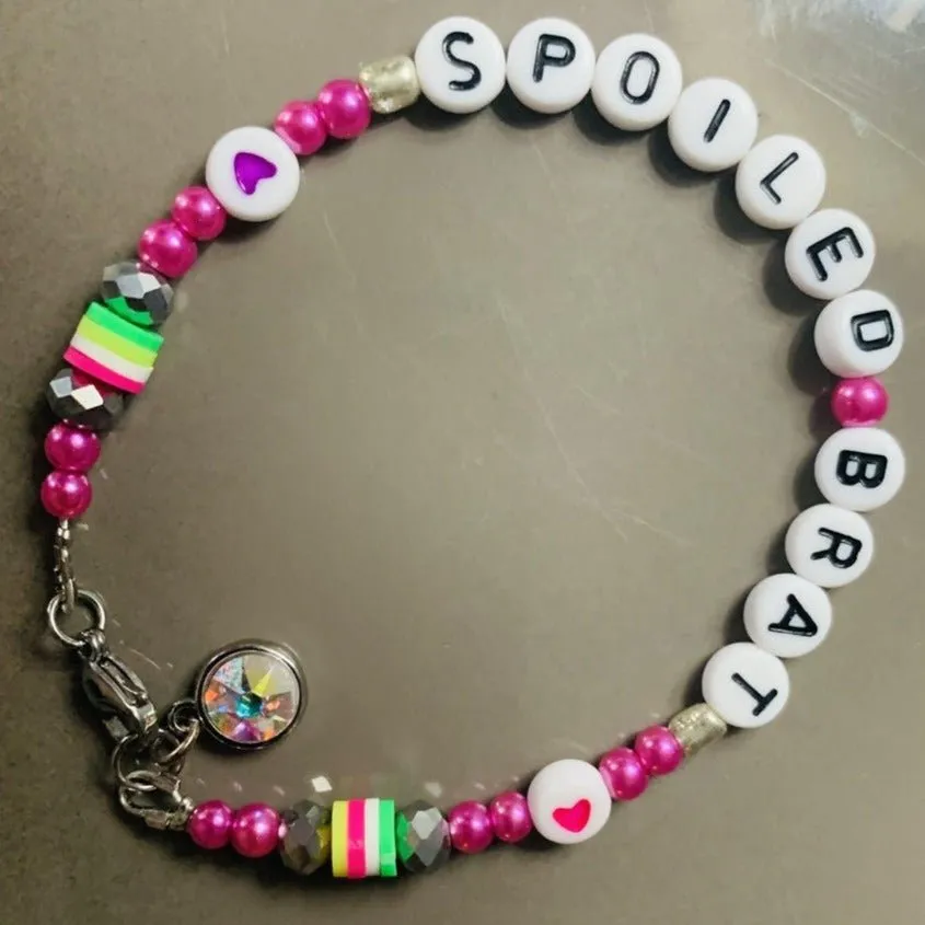 Rad & Refined Spoiled Brat Beaded Bracelet