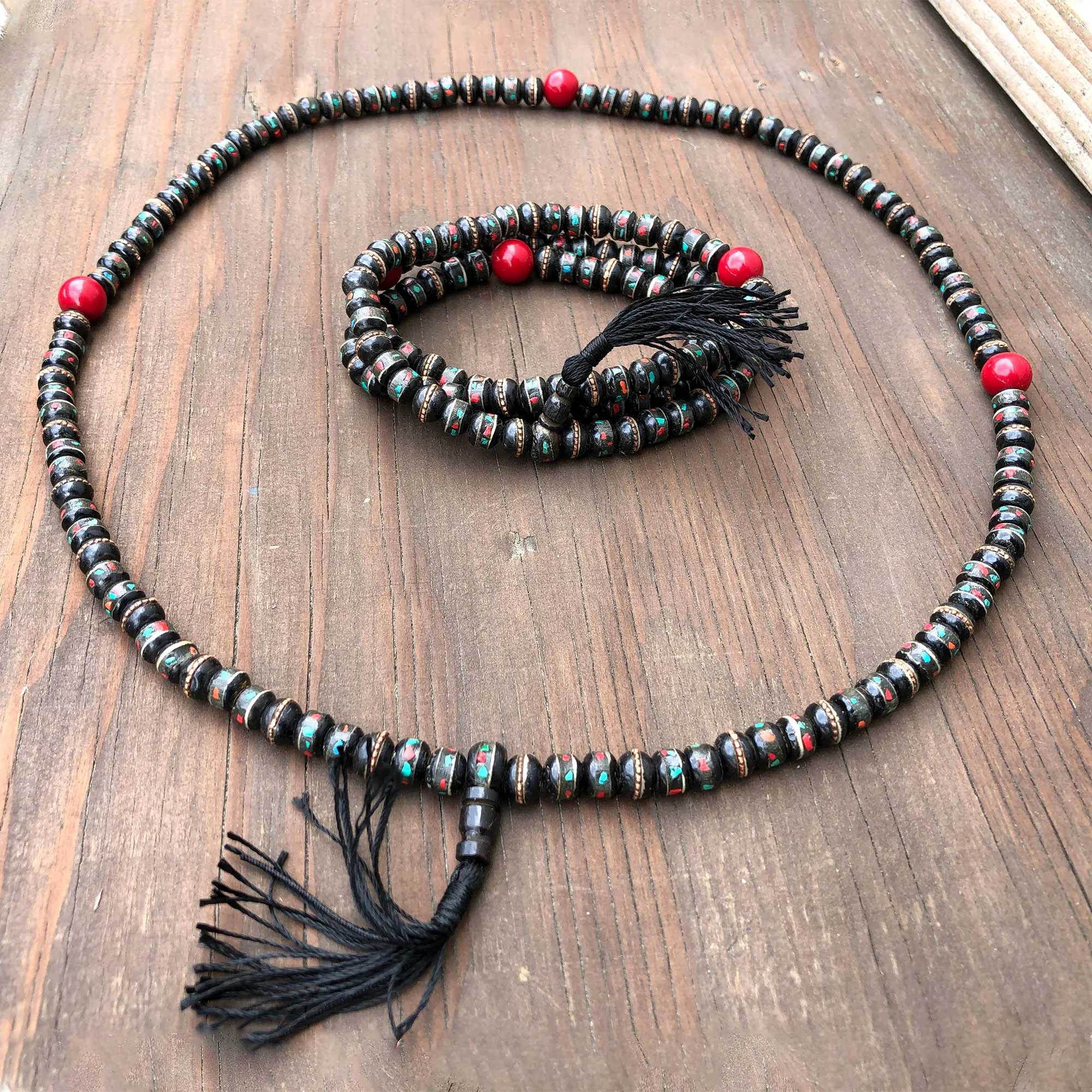 Recycled Bone Jap Mala