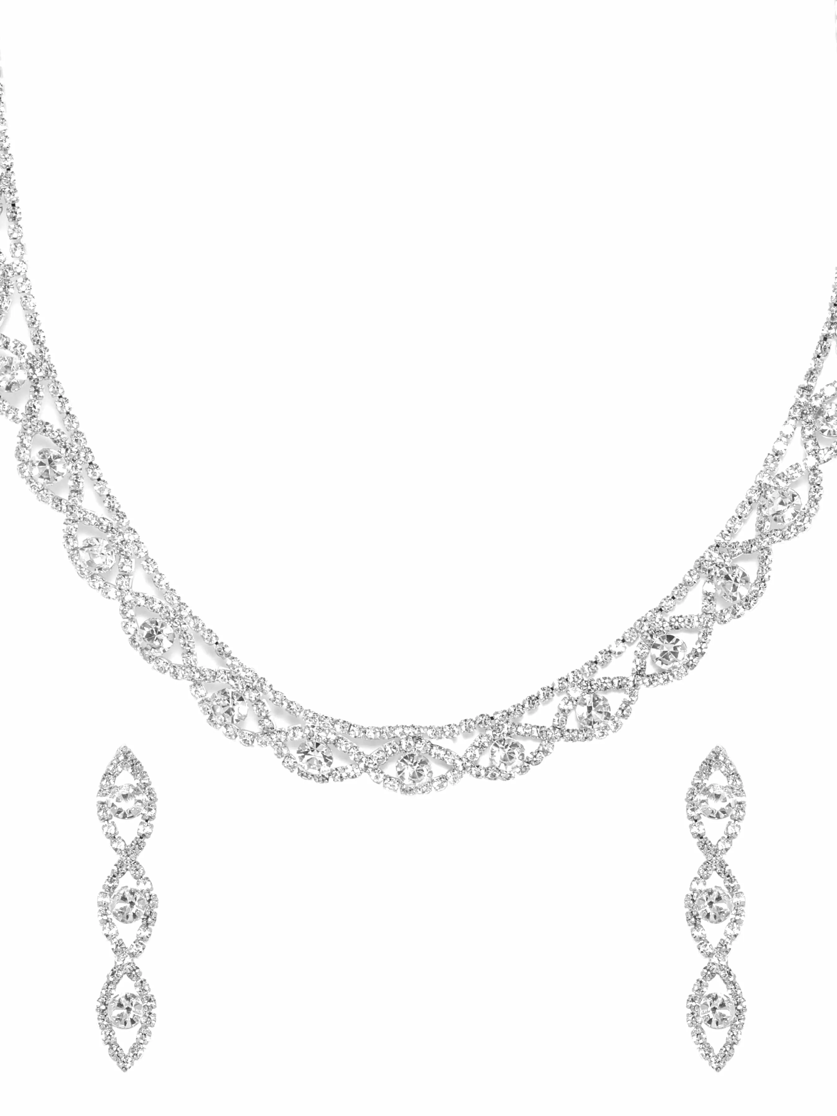 Rubans Silver Sagebrush Symphony Western Necklace Set