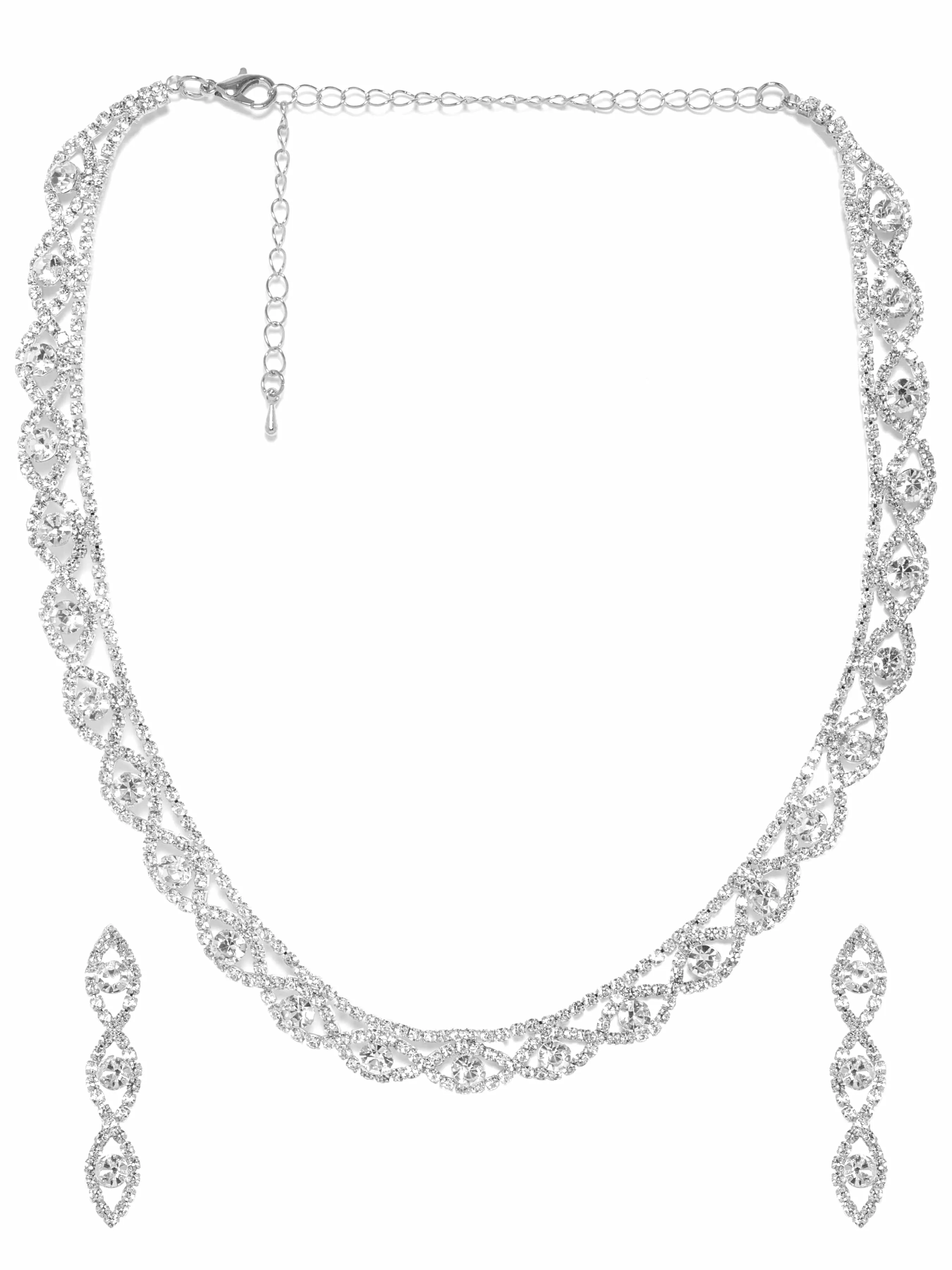 Rubans Silver Sagebrush Symphony Western Necklace Set