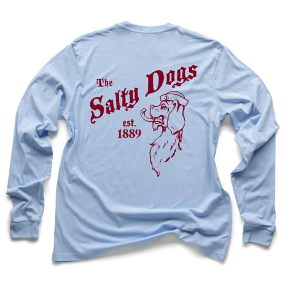 Salty Dogs Long Sleeve Light Shirt (w/ Free Necklace)