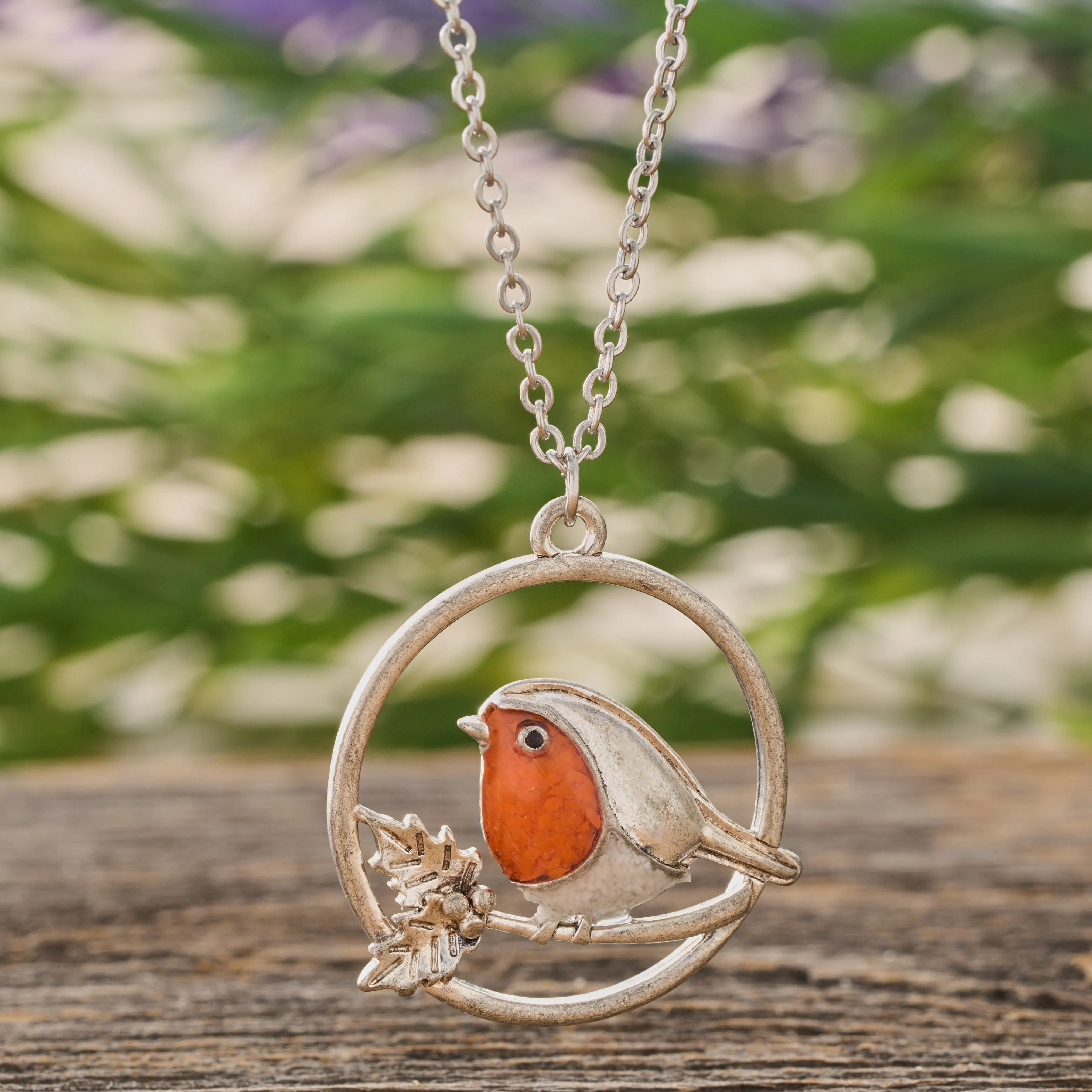 Sand Robin Branch Necklace