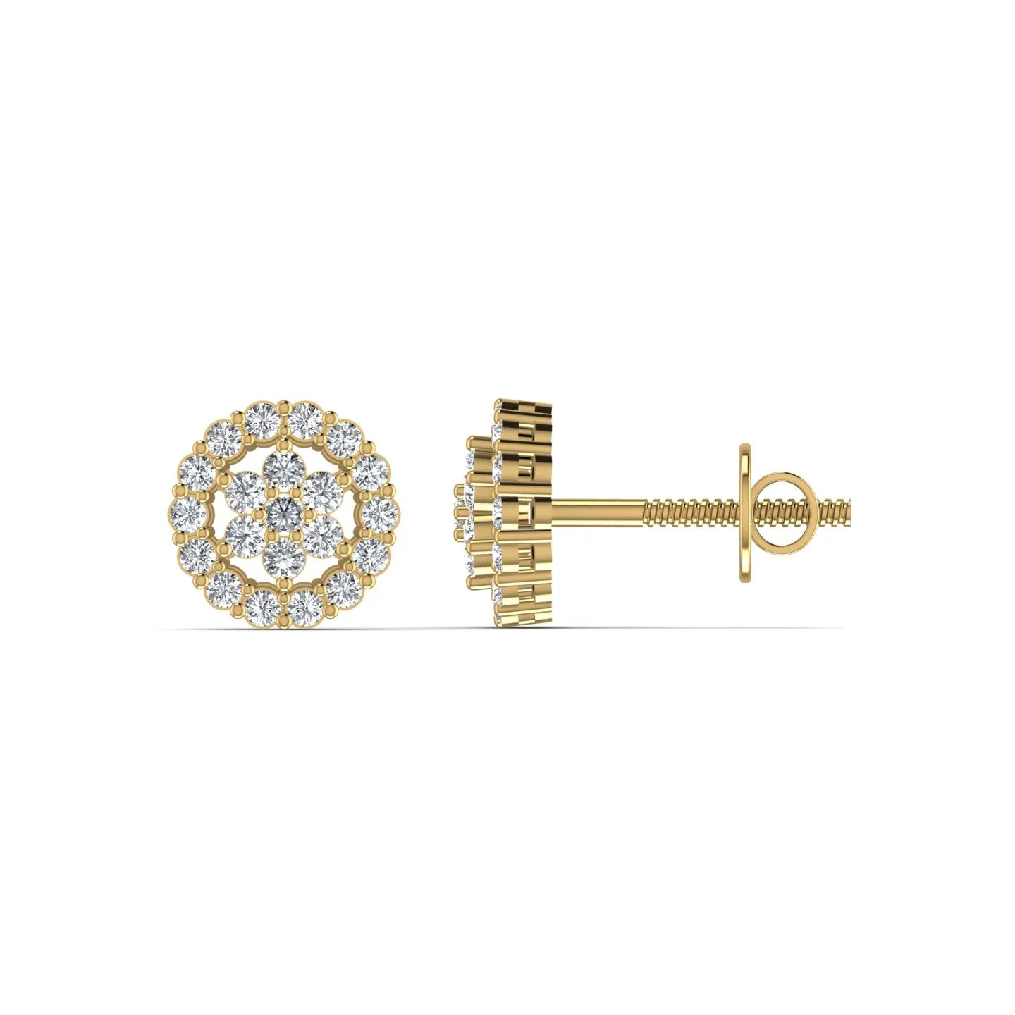 Sparkle Trendy Diamond Stud Earring