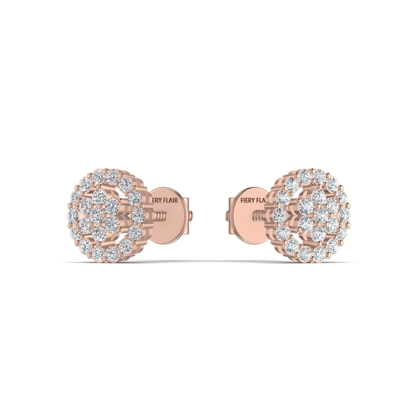 Sparkle Trendy Diamond Stud Earring