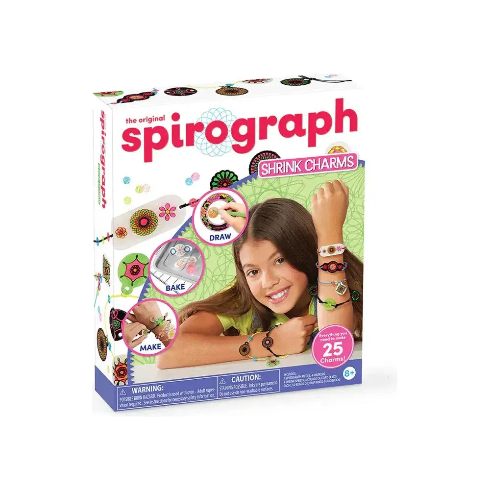 Spirograph Shrink Charms