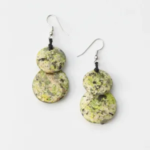 SYLCA AMELIE EARRINGS - GREEN MULTI - BP20E02APP