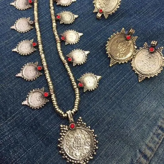 Tribal Vintage Coins Jewelry Set