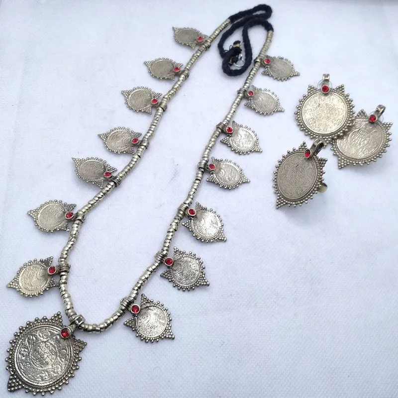 Tribal Vintage Coins Jewelry Set