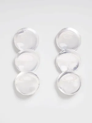 Triple Circle Drop Earrings