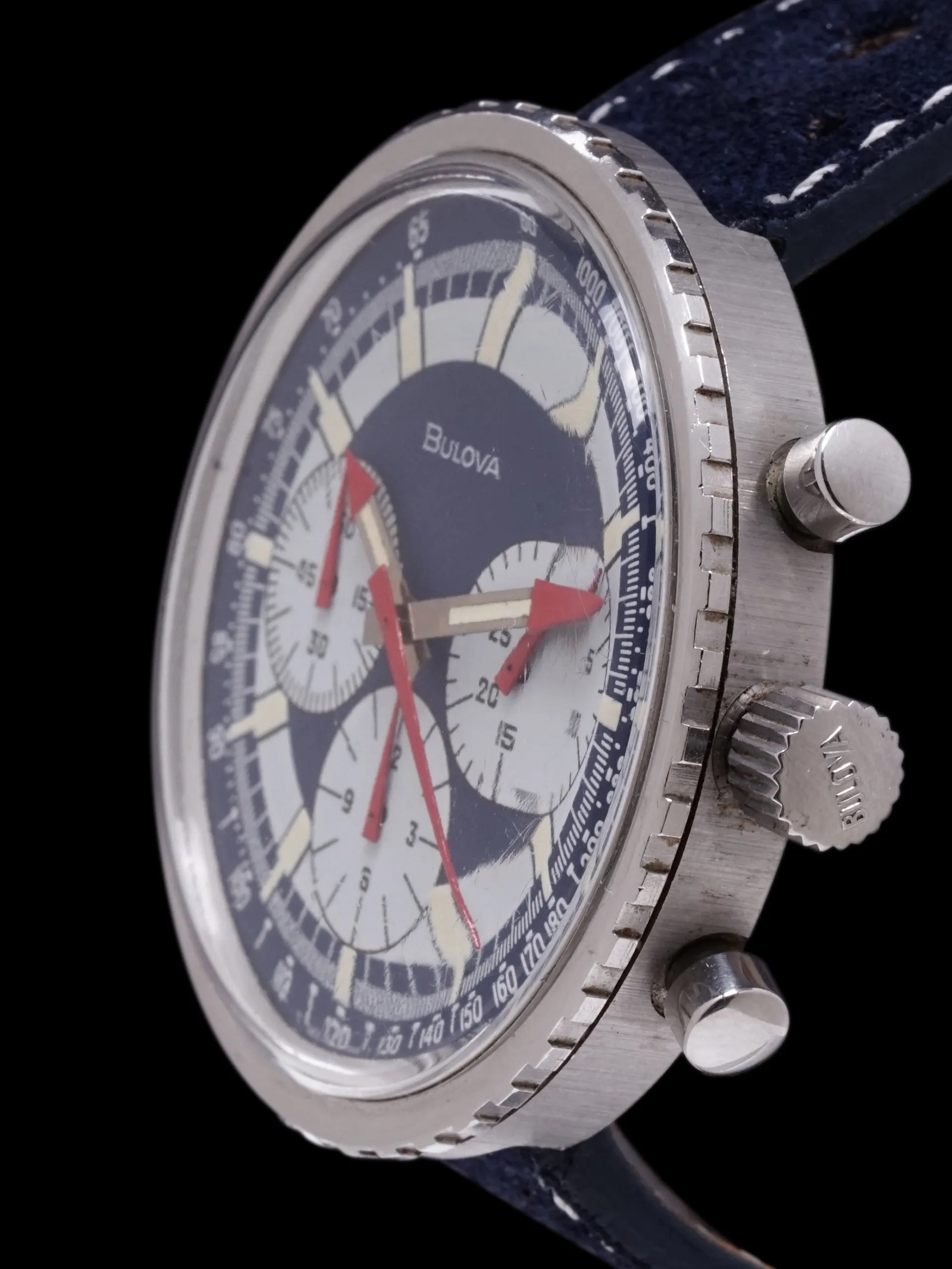 *Unpolished* 1970 Bulova Chronograph C "Stars & Stripes"