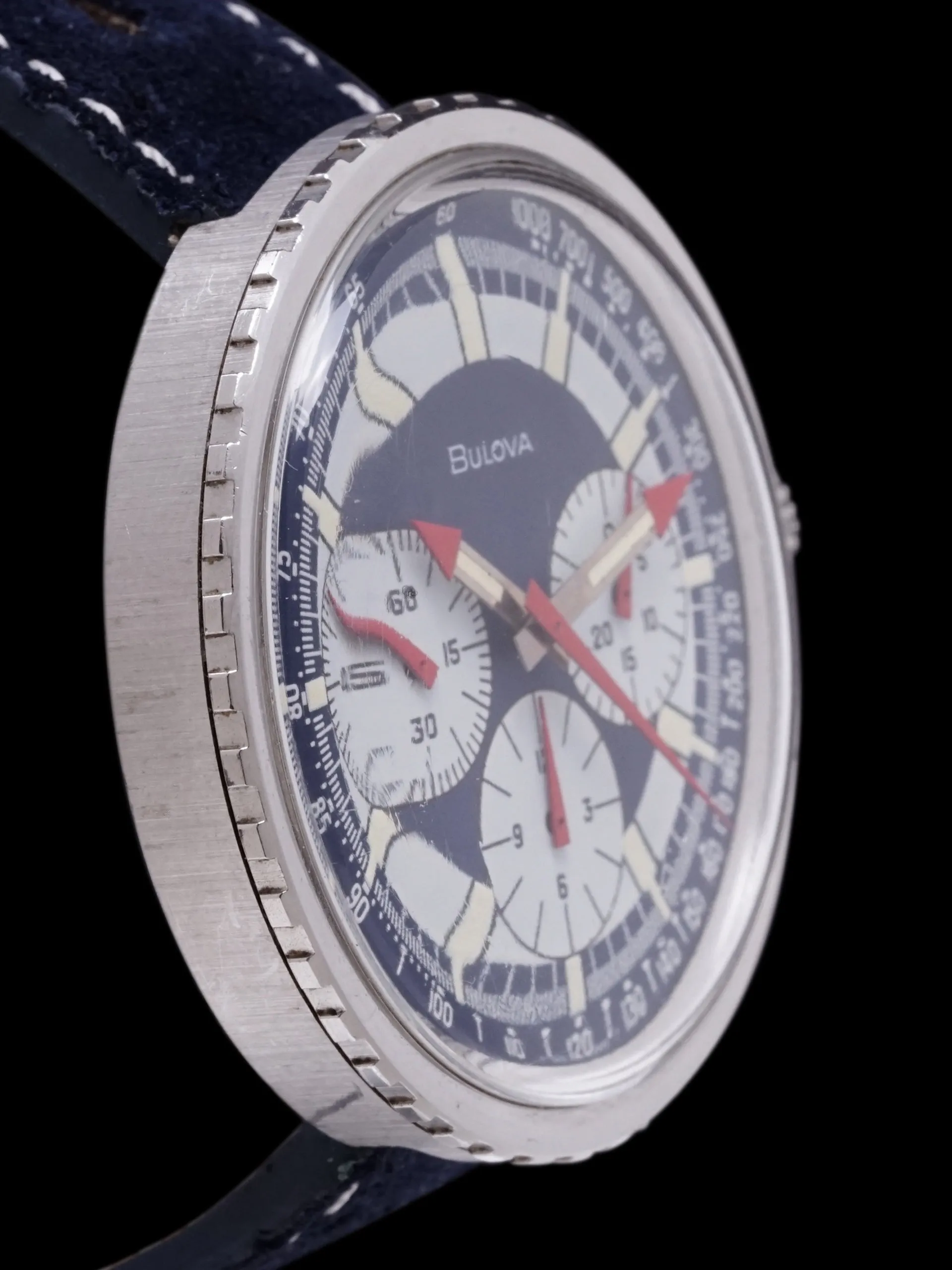 *Unpolished* 1970 Bulova Chronograph C "Stars & Stripes"