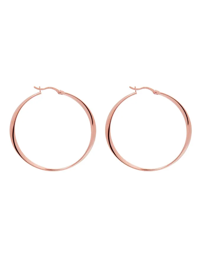 Vespa Hoop Earring Rose Gold