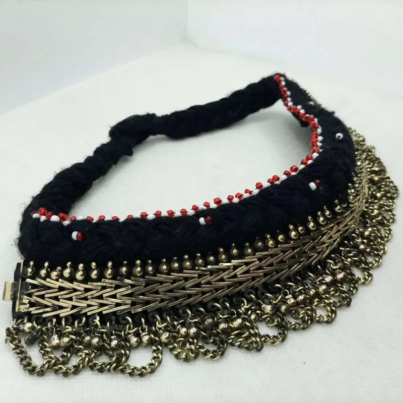 Vintage Ethnic Tribal Chokar with Vintage Bells