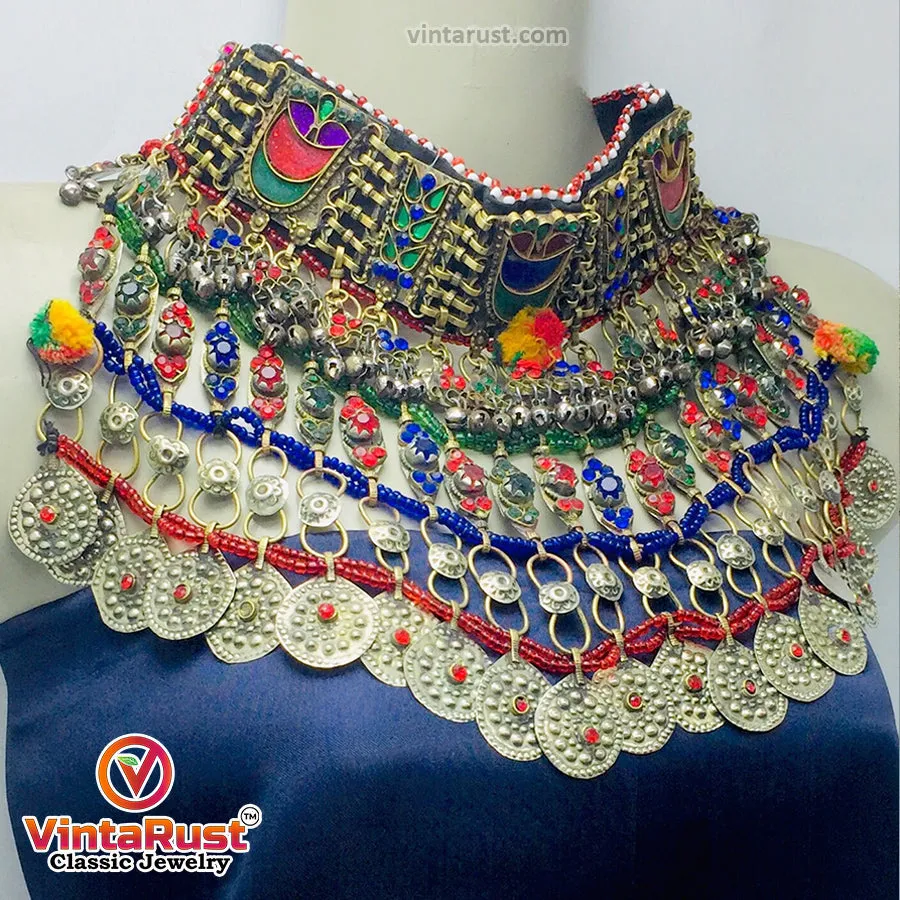 Vintage Massive Kuchi Choker Necklace