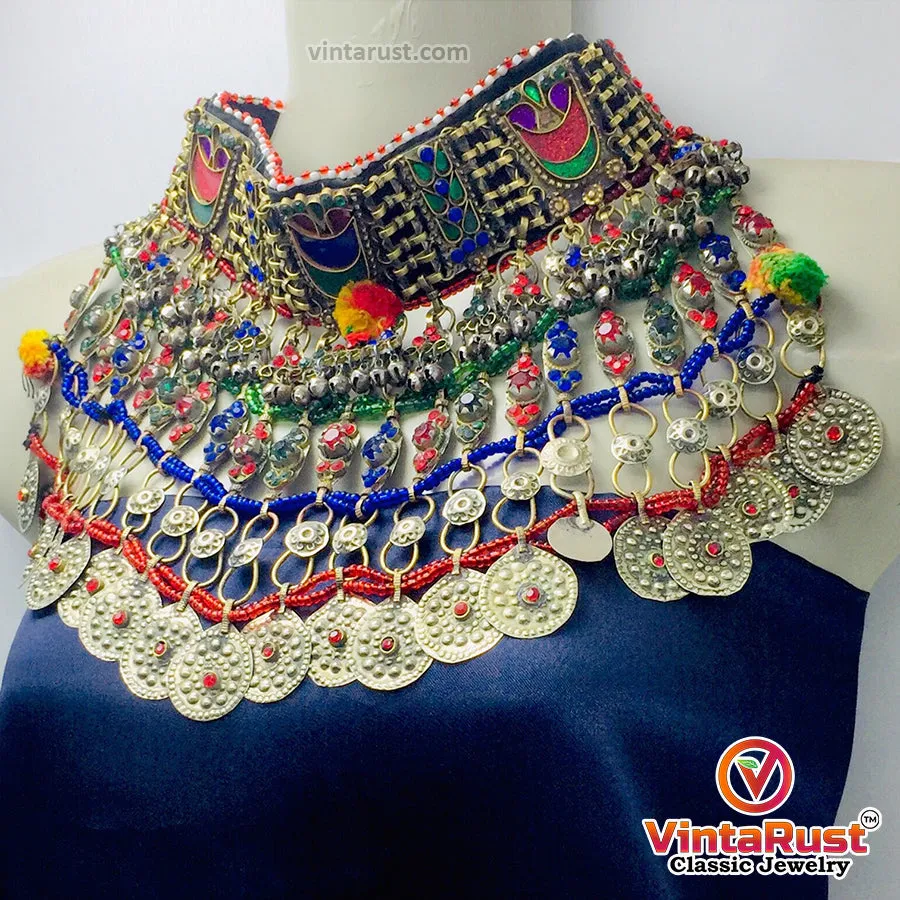 Vintage Massive Kuchi Choker Necklace