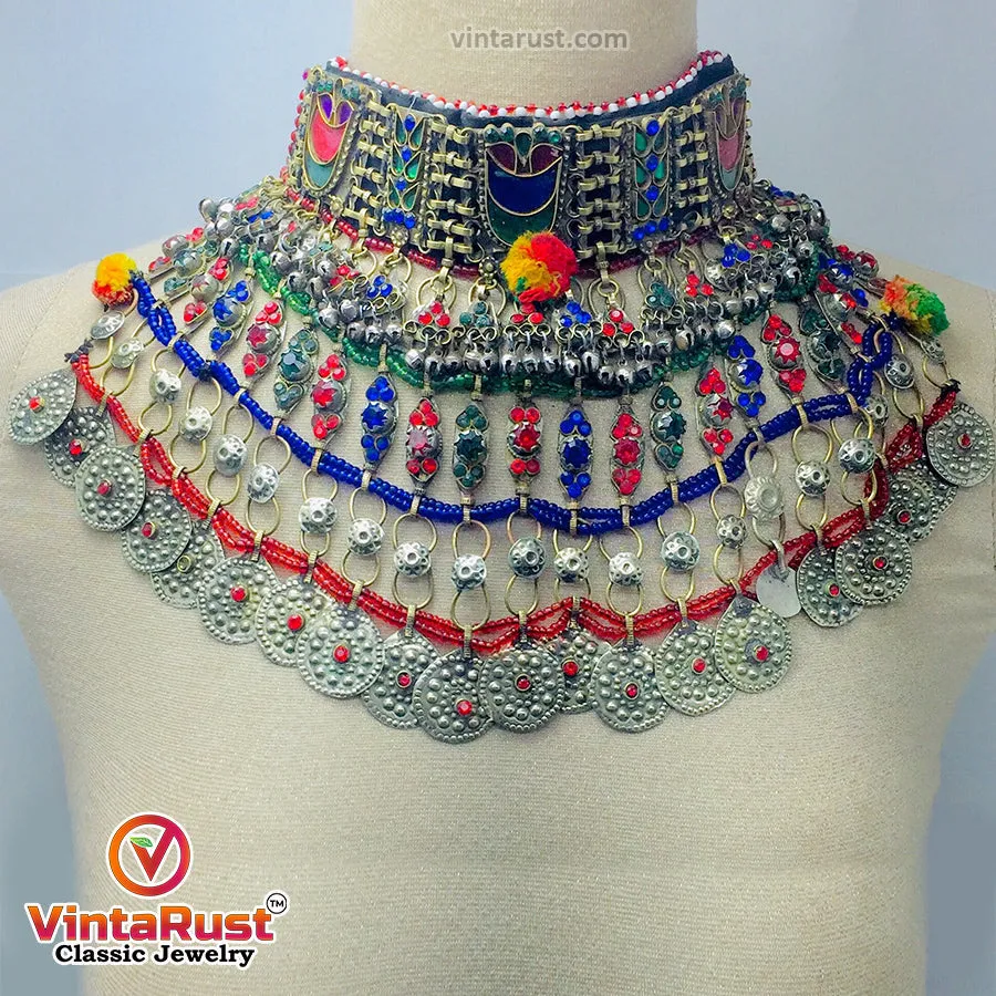 Vintage Massive Kuchi Choker Necklace