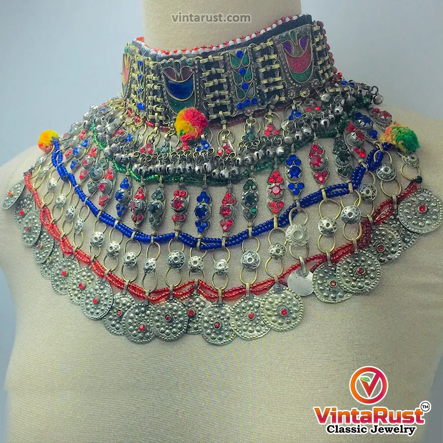 Vintage Massive Kuchi Choker Necklace