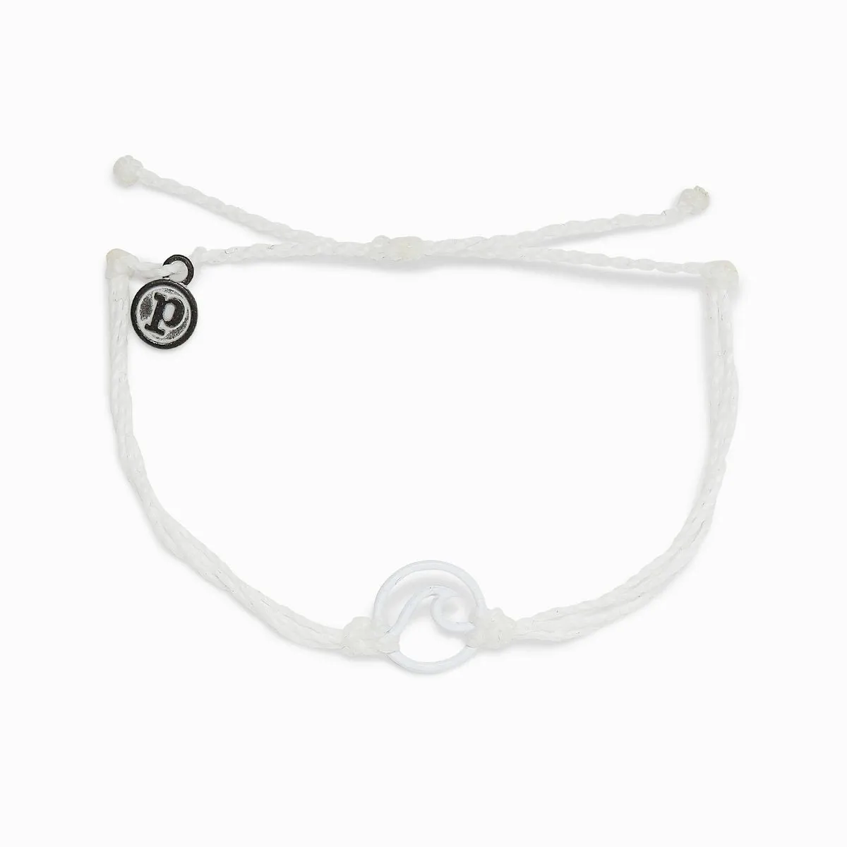 WAVE BRACELET WHITE ENAMEL CHARM | PURA VIDA